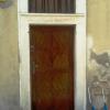 odtworzone drzwi(3) do domku na terenie klasztoru Kamedułów